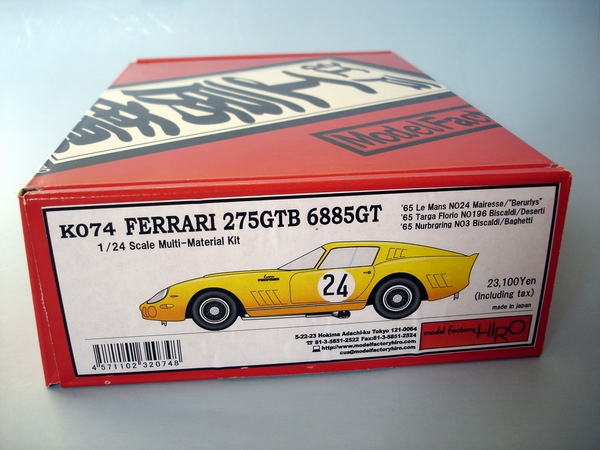 Model Factory Hiro 1/24 Ferrari 275 GTB Speciale S/N 6885GT